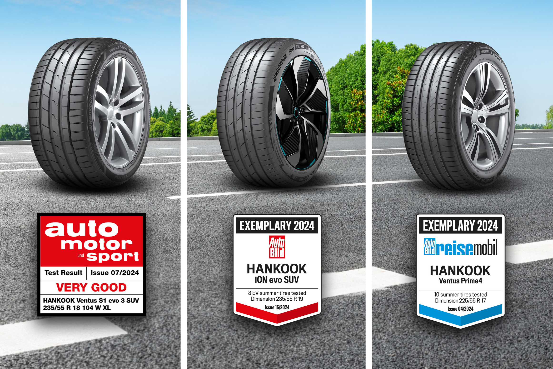 Hankook Secured "Exemplary" Ratings for Its Premium Tyres