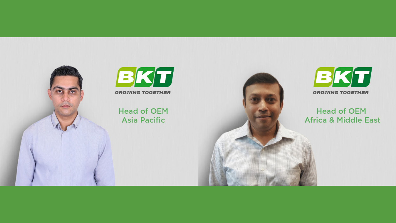 BKT's new Heads of OEM for APAC and Middle East & Africa.