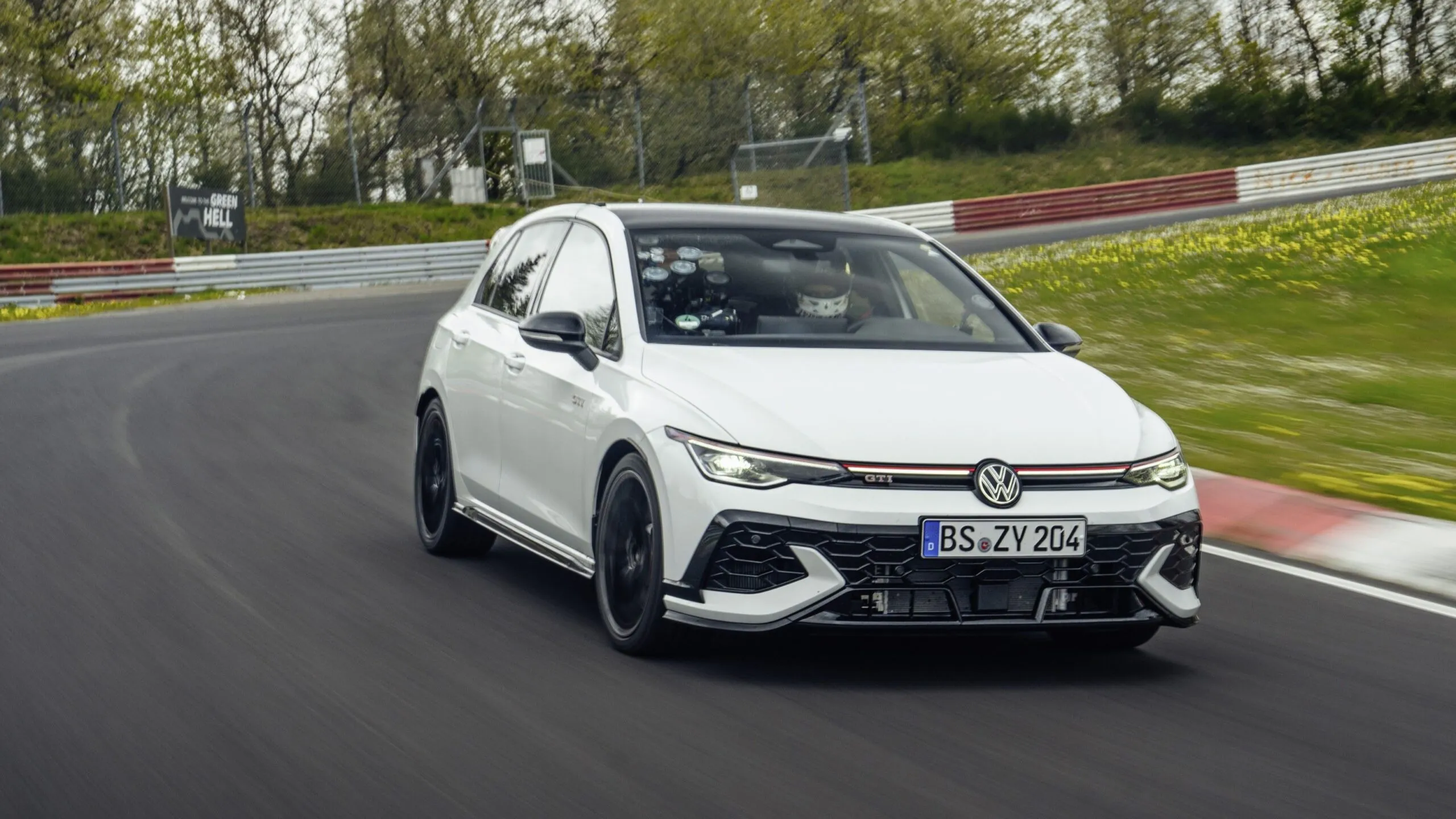 Bridgestone Potenza Race tyre developed for VW Golf GTI Edition 50 performance lap