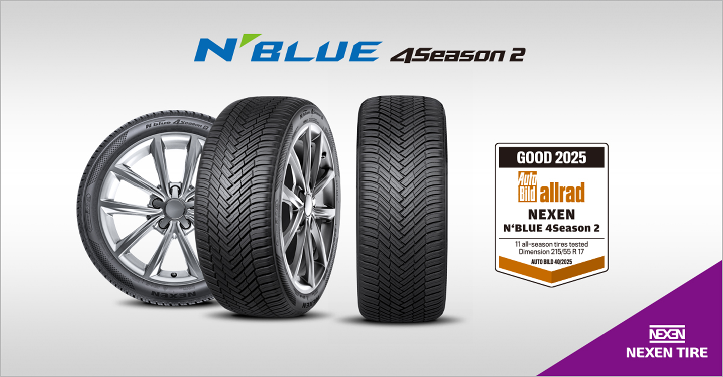 Autobild Allrad rates Nexen N’BLUE 4Season 2 “good”