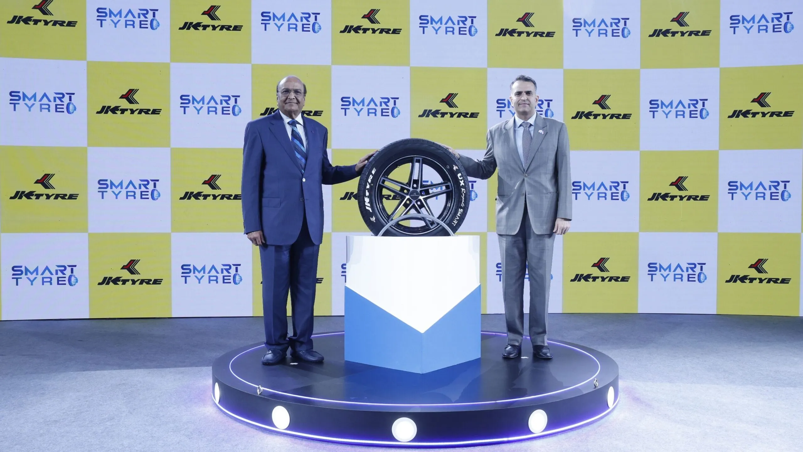 JK Tyre Embedded Smart Tyres passenger vehicle launch