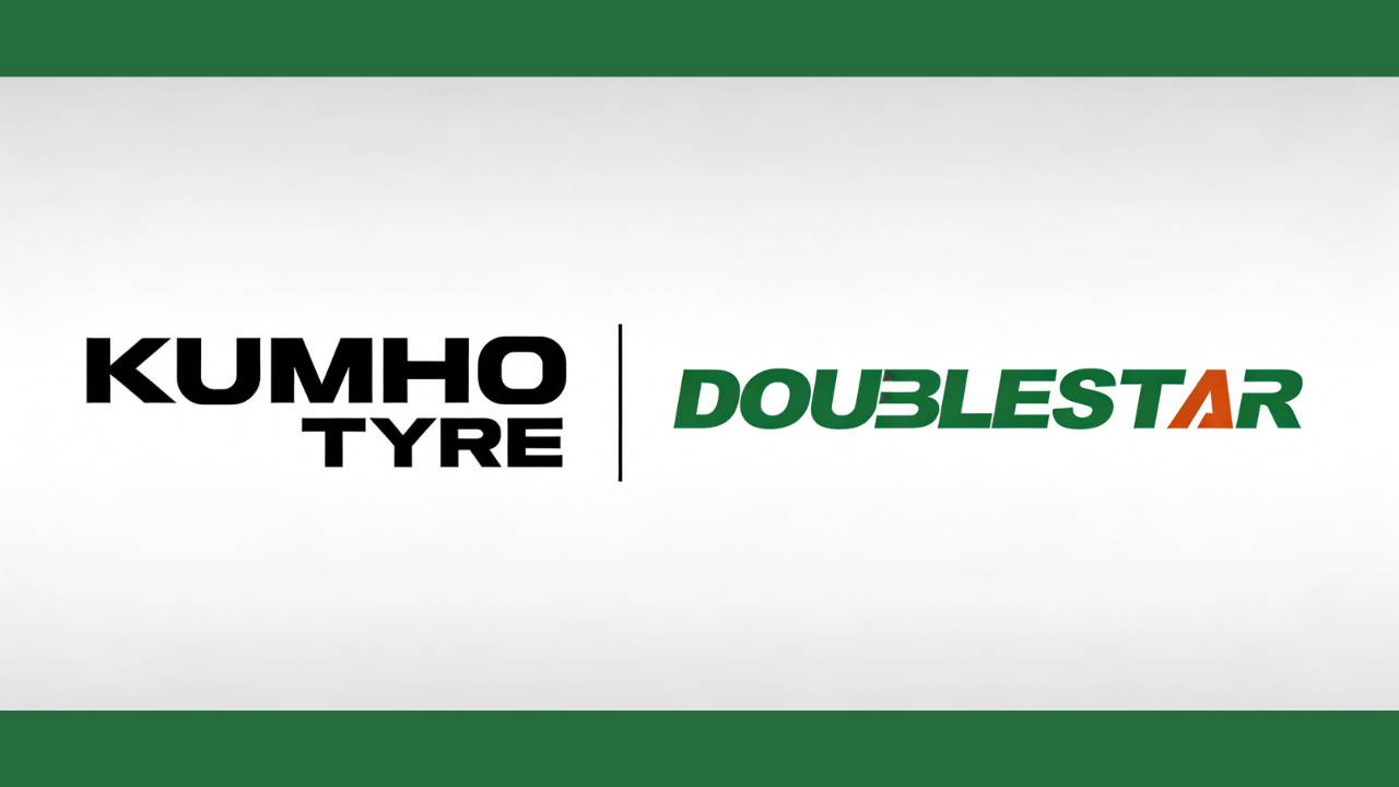 A side-by-side display of Kumho Tire and Doublestar branding. Image Credit: Doublestar