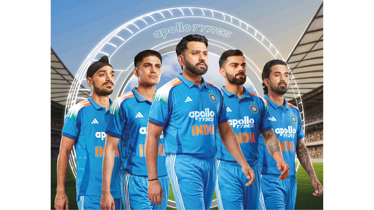 Apollo Tyres' Indian Cricket Team sponsorship graphic. (Image: Apollo Tyres Ltd)