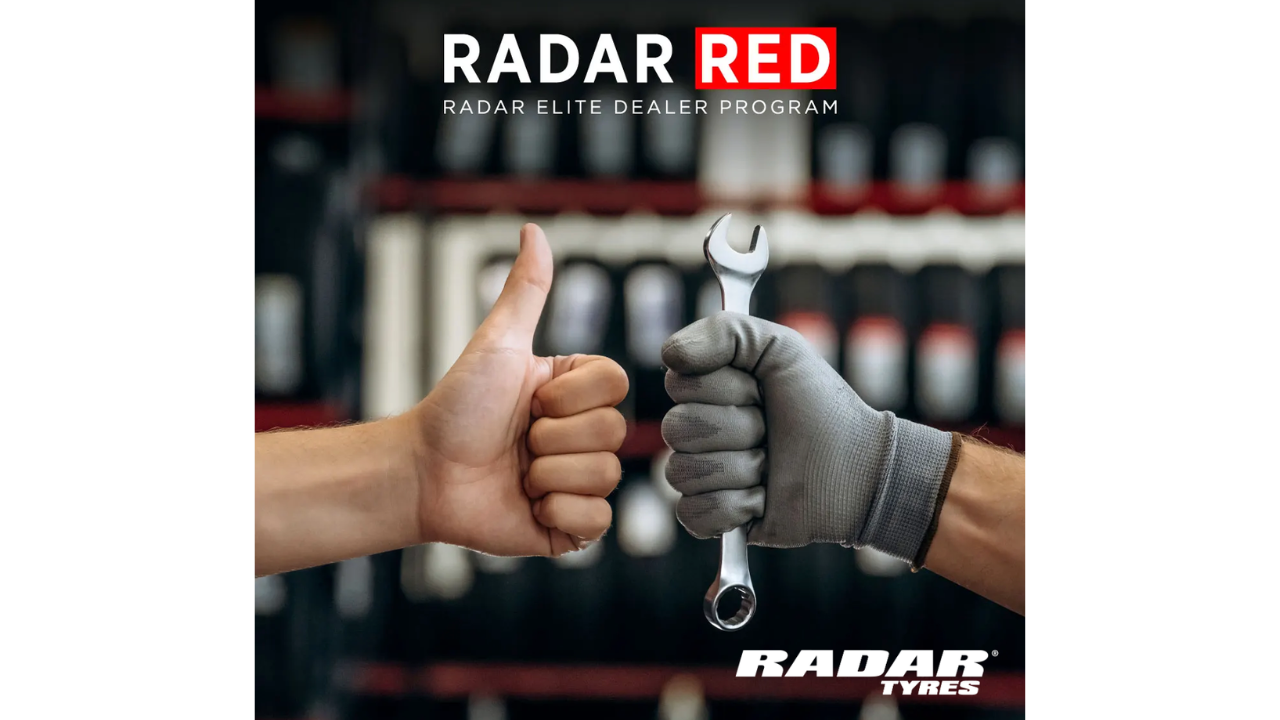 Radar RED Program. (Image: Radar Tyres)