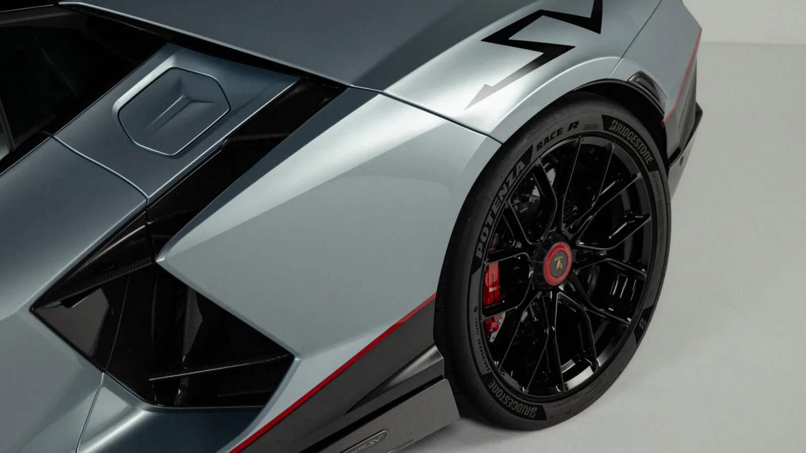 Developed via Virtual Tire Development, Bridgestone's Potenza Race R delivers extreme grip for the new V12 hybrid Revuelto SV. (Photo: Bridgestone Americas)